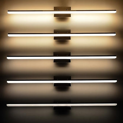 mirrea 48in Modern LED Vanity Light for Bathroom Lighting Dimmable 46w Chromed (Warm White 3000K)