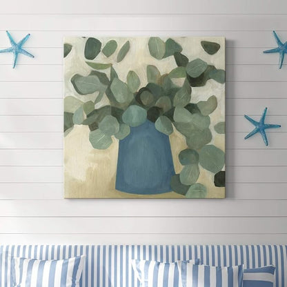 Renditions Gallery Greenery Still Life Wall Art, Premium Gallery Wrapped Canvas Decor, Ready to Hang, 40 in H x 40 in W, Made in America Print