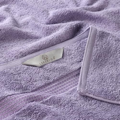 Superior Egyptian Cotton 2-Piece Bath Sheet Towel Set, Oversized Body Towels For Adults And Kids, Large Towel For Bath, Shower, Guest Bathroom, Spa, Gym, Resort, Essentials, Airbnb, Royal Purple
