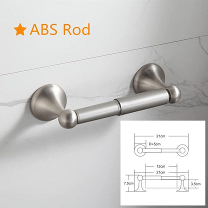 BGL Bathroom Hardware Set Brushed Nickel Adjustable Expandable Bath Towel Bars Bathroom Accessory Set Towel Racks 8-Pieces Wall Mount