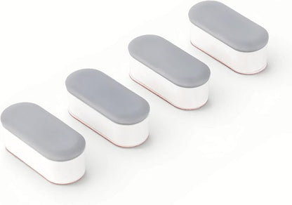 LUXE Bidet Universal Non-Slip Toilet Seat Bumpers, 4 Piece | Strong Adhesive