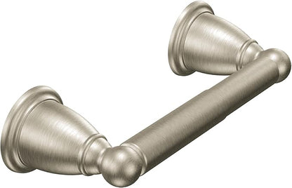 Moen Brantford Traditional Brushed Nickel Spring-Loaded Wall Mounted Toilet Paper Holder, YB2208BN