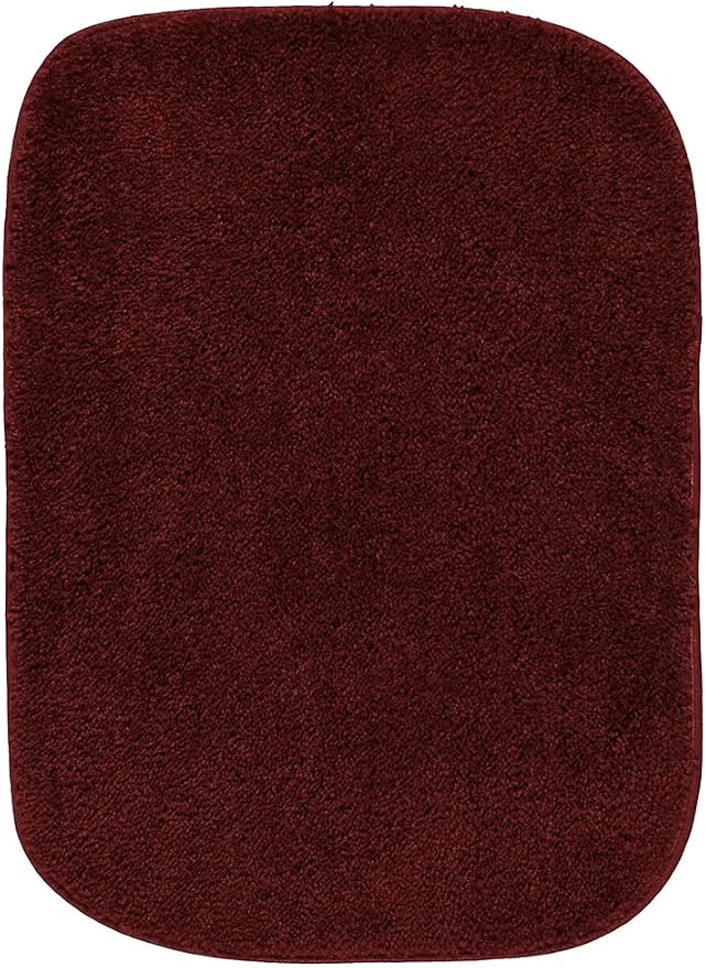 Garland Rug Traditional Nylon Washable Chili Pepper Red 2 Bath Rugs (17" X 24", 21" X 34") - Soft, Absorbent, And Stylish for Your Bathroom