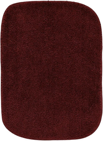 Garland Rug Traditional Nylon Washable Chili Pepper Red 2 Bath Rugs (17" X 24", 21" X 34") - Soft, Absorbent, And Stylish for Your Bathroom