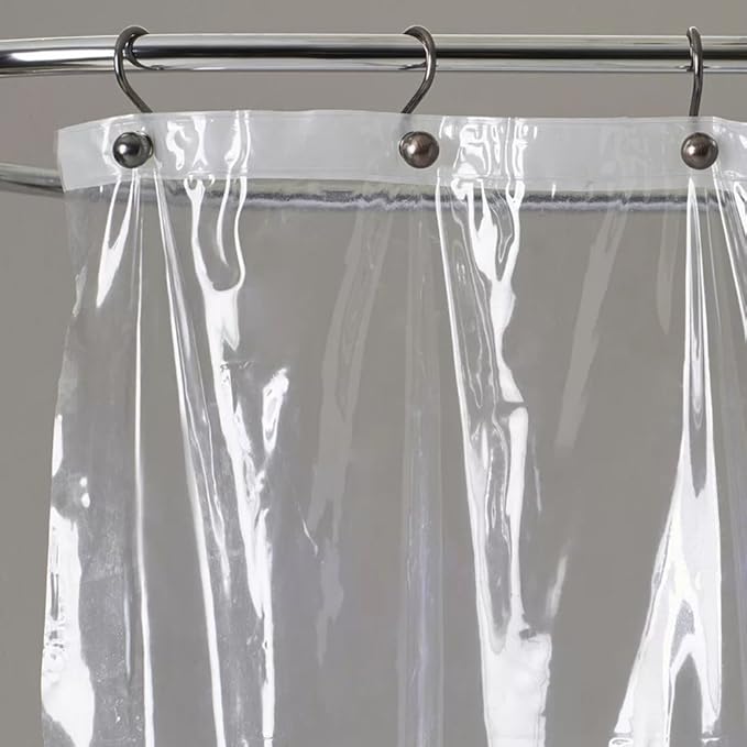 Sweet Home Collection 10 Gauge Vinyl Shower Curtain 72" x 72"