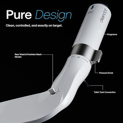 Bidet Attachment for Toilet — Scented Bidet with Fragrance Spray Odor Eliminator, Precision Nozzle Adjustable Pressure, Non-Electric Cold Water Leak-Proof (Chocolate Vanilla, 3)