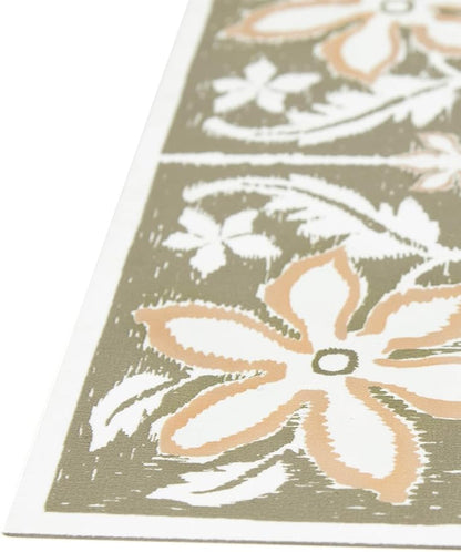 FloorPops Lillium Green Peel and Stick Floor Tiles, FP6303