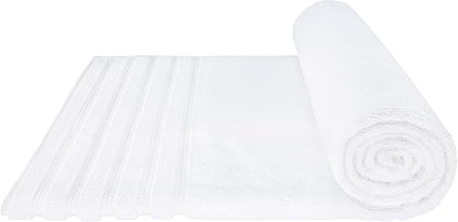 American Soft Linen 35x70 Jumbo Large Bath Towel, 600 GSM 100% Cotton Turkish Bath Sheet, Oversized Luxury Bath Towel for Bathroom Beach and Pool, White