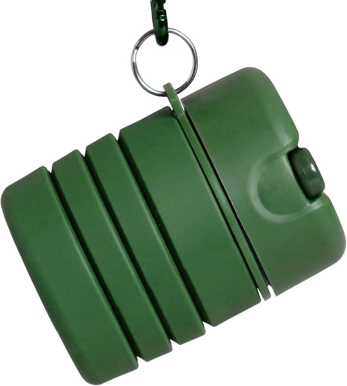 TUSHY Travel Bidet: Collapsible & Expandable for Discreet Portability, Refreshing Clean for Home, Camping, Outdoors & Travel (Helps Hemorrhoid Relief, Peri Bottle for Postpartum Care), Evergreen