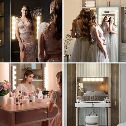 Makeup Light,Portable Led Vanity Lights | 3 Colors Lighting Mode Adjustable & Dimmable for Vanity Table Dressing Room Mirror