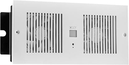 VEVOR Room to Room Fan, Intake & Exhaust Dual Airflow Through-the-Wall Fan with Remote & Temperature Control, 300 CFM 10-Speed Ventilation Quiet In-Wall Vent for Living, Laundry Room Indoor