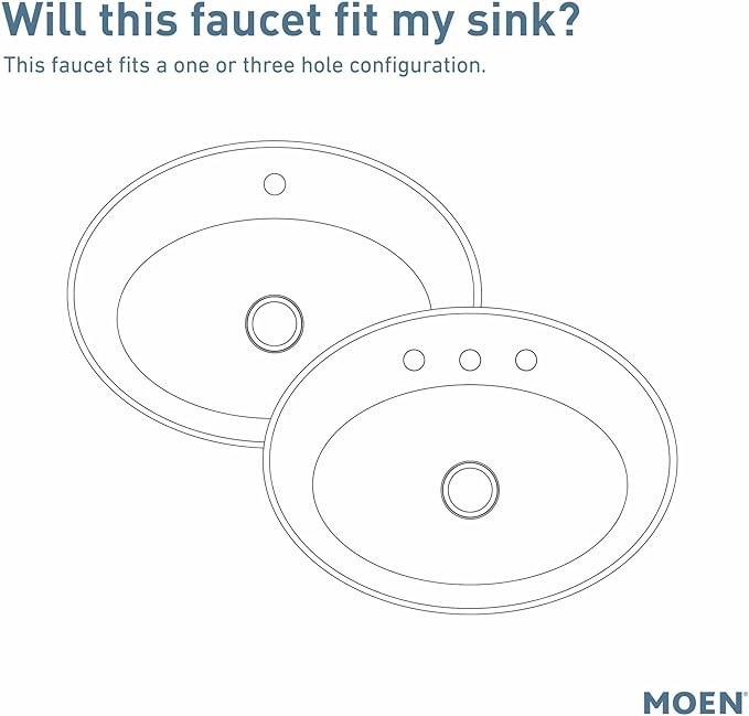 Moen Voss Brushed Gold One-Handle High-Arc Bathroom Faucet with Drain Assembly for Single-Hole Sink, 6903BG