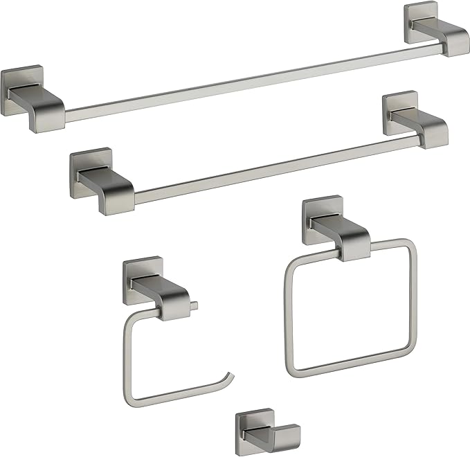 Delta 77518-SS Ara 18-in Wall Mount Towel Bar Bath Hardware Accessory in Stainless Steel