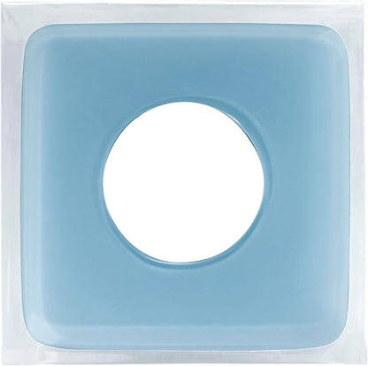 Izod - Tissue Box Cover, Durable Resin Countertop Accessories, Dorm Room Essentials, Modern Home Decor (Marina Collection, Blue)