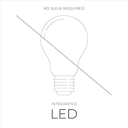 Progress Lighting 5-1/2" Emblem Collection Surface Mount LED, Aluminum in White