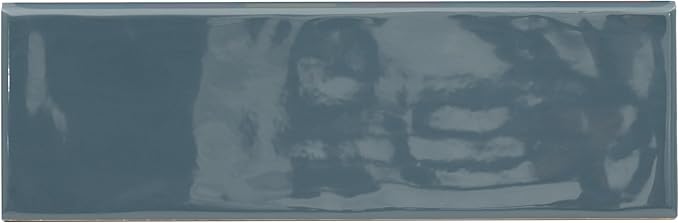 MSI Urbano Navy 4 in. x 12 in. Glossy Bullnose Ceramic Subway Wall Tile for Bathroom, Kitchen Backsplash, Accent Wall, and Shower