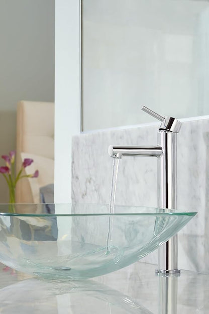 Moen Align Chrome One-Handle Single Hole Modern Vessel Sink Bathroom Faucet, 6192