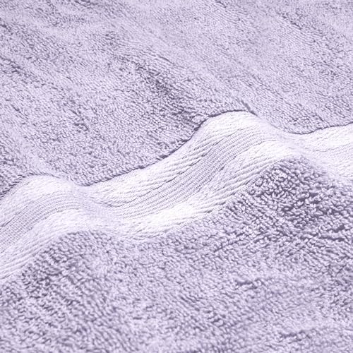 BOUTIQUO Ultra Soft 6-Piece Hand Towel Set 16x28-100% Ringspun Cotton - Durable & Highly Absorbent Hand Towels - Ideal for use in Bathroom, Kitchen, Gym, Spa & General Cleaning - Purple