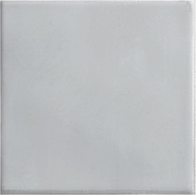 M S International Renzo Sky Glossy Ceramic Square Wall Tile for Bathroom, Kitchen Backsplash, Accent, and Shower - Sample