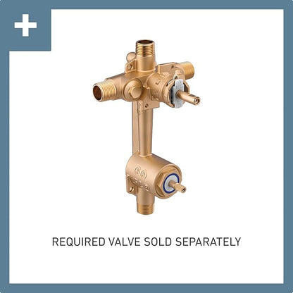 Moen Gibson Chrome Posi-Temp Shower Valve with Built-in 3-Function Transfer Valve Trim Kit, Valve Required, T2900