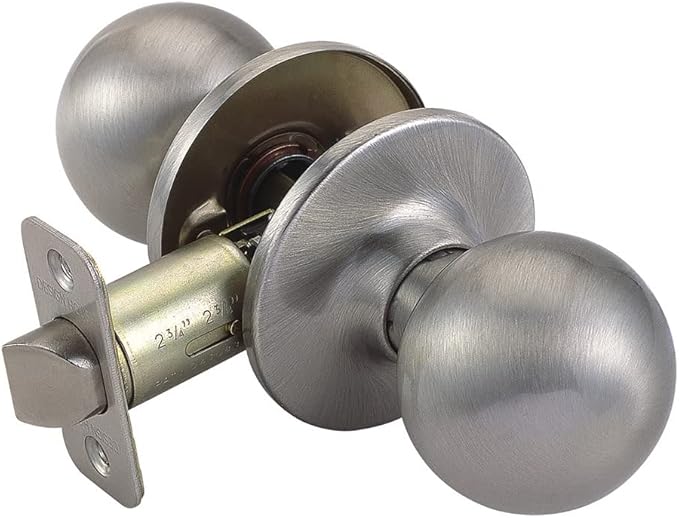 Design House 781872 Ball Passage Hall and Closet Door Knob Satin Nickel