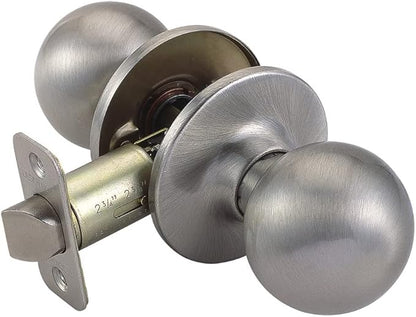 Design House 781872 Ball Passage Hall and Closet Door Knob Satin Nickel