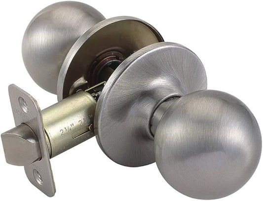 Design House 781872 Ball Passage Hall and Closet Door Knob Satin Nickel