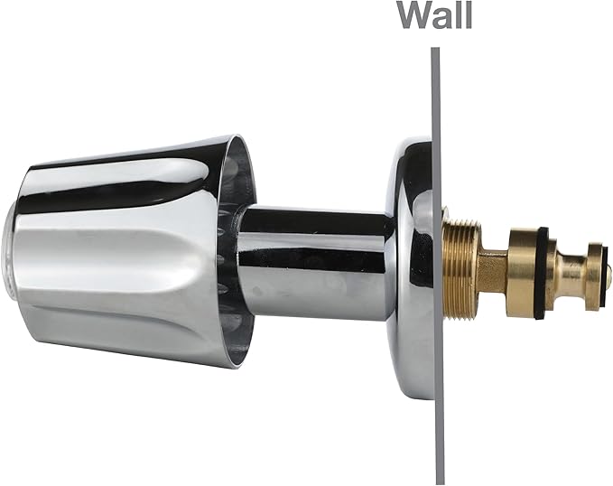Danco Bathtub and Shower 3-Handle Remodel/Rebuild Trim Kit for Gerber Faucets, Knob Handle, 11B-1H,1C, 4D, Chrome (39617) (Pack of 12)