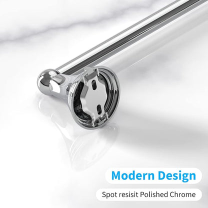 8Pcs Polished Chrome Bathroom Accessories Set Towel Racks for Bathroom | 24 Inch Bath Towel Bar Set, SUS 304 Stainless Steel Bathroom Hardware Set, Towel Racks for Bathroom Wall Mounted