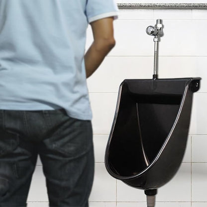 Urinal Toilet for Men Wall Mounted Male Toilet with Flush | Male Urinals for Home Dorm Garden RV Apartment Dad Boyfriend Grandpa