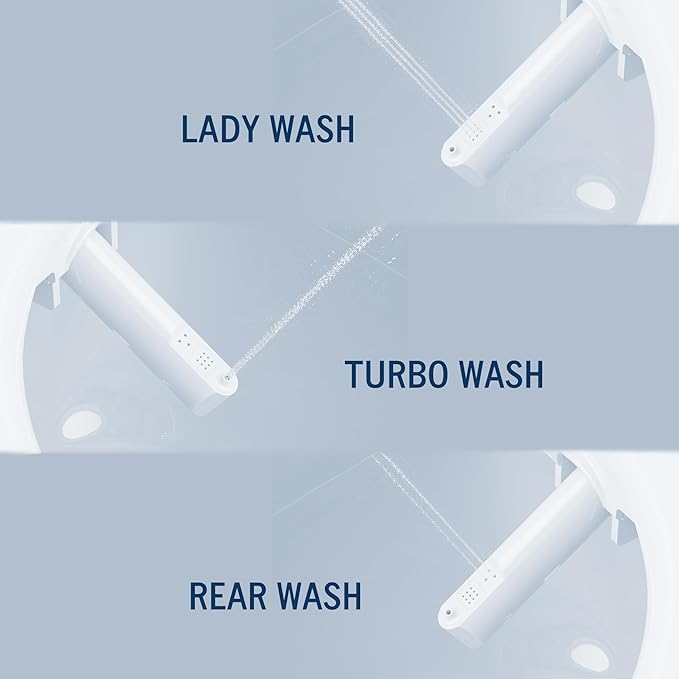 Lotus Bidet Seat ATS-909 Round with Enema Wash (Purestream) for constipation relief, Heated Seat, Multi Modes Wash, Air Dryer, Deodorizer, Easy DIY Installation, Made in Korea