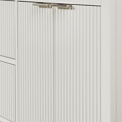 ARIEL Milan 72-inch Bathroom Vanity with Sink,Solid Wood, 1.5-inch Italian Carrara Marble Countertop, Double Rectangular Porcelain Sink, 4 Soft Closing Doors, 3 Dovetail Drawers, Warm White