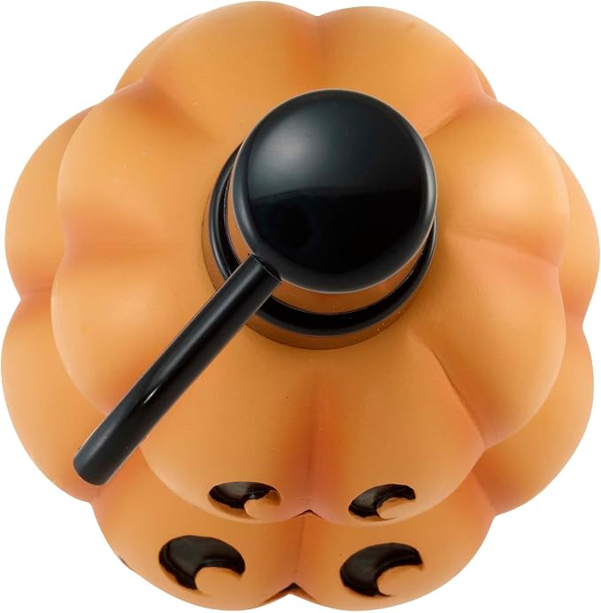 Avanti Linens – Soap Dispenser, Decorative Lotion Pump for Bathroom or Kitchen Countertop, Hand Painted Resin Halloween Decor (Stacked Pumpkins)