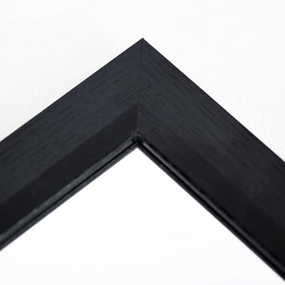Small Rustic Black Bathroom Mirror, 11.8x15.8 Inch Wooden Frame Rectangle Wall Mirror, Hanging Horizontally or Vertically, Suitable for Living Room Bathroom Bedroom Entryway