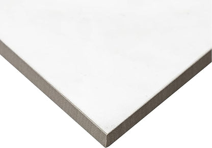 Daltile Perpetuo 24" X 24" Porcelain Marble Look Floor Tile in Matte Brilliant White (4 pieces per carton) (15.20 sqft per carton)