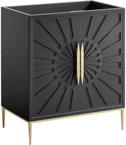Modway Awaken Bathroom Vanity Cabinet, 30", Black