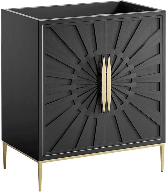 Modway Awaken Bathroom Vanity Cabinet, 30", Black