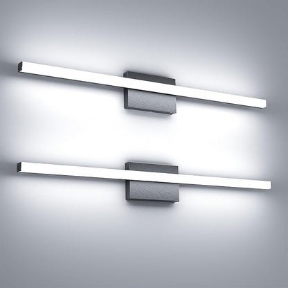 36Inch LED Bathroom Vanity Light Bar 5700K Dimmable Led Bathroom Light Over Mirror Modern Bath Wall Light Cool White ETL Certified 34W 2Pack