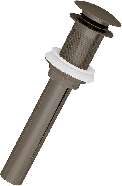 Westbrass D410A-1-12 Mushroom Style Pop-Up Stopper Drain for Vessel/Bowl Sinks with No Overflow, Oil Rubbed Bronze