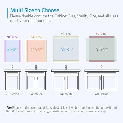 Quavikey Medicine Cabinet with Mirror, Aluminum 3 Doors Recessed or Surface Mount Large Bathroom Mirrored Cabinets 36x26 Inch, Silver
