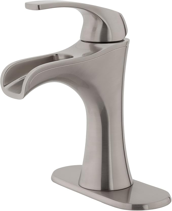Pfister F042JDKK Jaida Single Control 4" Centerset Bathroom Faucet, Brushed Nickel