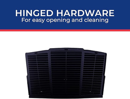 MAXXAIR FANMATE 00-955002 Fan/Vent Cover with EZ Clip Hardware, Constant Airflow, Super Tough, Black