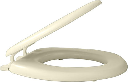 Soft Standard Vinyl Toilet Seat, Bone, 17 in | Toilet-Seat Construction: Contoured Seat Profile and Durable Finish Create a Polished Fixture Update.
