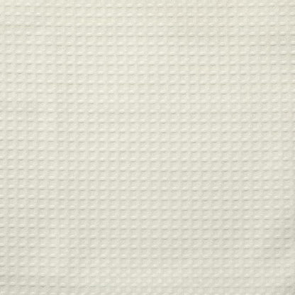 Barossa Design Long Fabric Waffle Weave Shower Curtain 78 inch Height, Hotel Luxury Spa, 230GSM Heavy Weight, Water Repellent, Machine Washable, Cream, 71x78