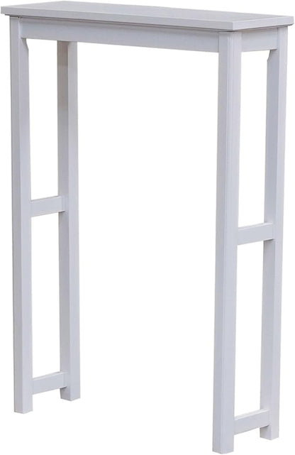 Dorset Over-the-Toilet Storage Shelf – 27" W x 37" H Space Saver Rack with Single Open Shelf for Towels & Toiletries – Minimalist Modern Design & Easy Assembly Bathroom Organizer by Alaterre Furniture