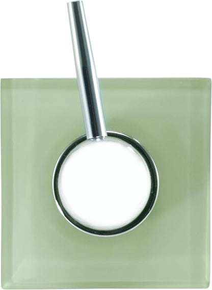 IZOD - Lotion Dispenser/Soap Dispenser, Clear Resin Countertop Accessories, Modern Bathroom Decor, Dorm Room Essential (Marina Green)