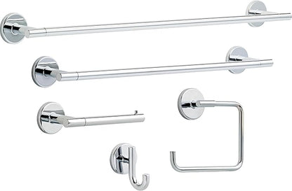 Delta Trinsic (1-Pack) Towel Hooks Polished Chrome Single Bathroom Hooks Wall Mounted for Robes & Towels Hand Towel Hook Holder Kitchen, Bathroom Accessories