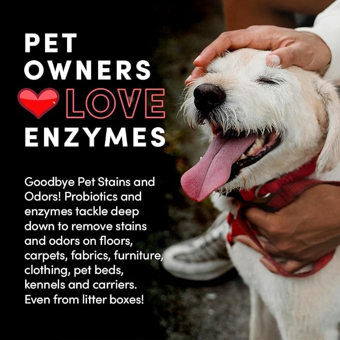 Clean Revolution SuperCharged All Purpose Cleaner Refill with Smart Probiotic + Enzyme Complex, Multi-Surface Kitchen Bathroom & Floor Cleaner, Spring Air, 32 Fl Oz (Pack of 4)