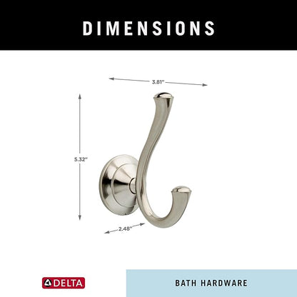 DELTA Linden Towel Hook, Stainless, Bathroom Accessories, 79435-SS