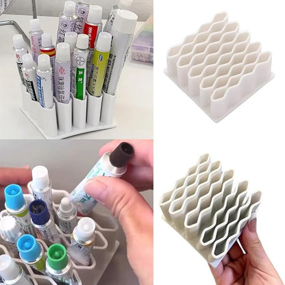 2 Pack Ointment Tubes Organizer Medicine Organizer Stand Eye Cream Storage Display Case for Eye Gel Tubes Under Eye Treatment Lip Gloss Tube Lip Repair Ointment First Aid Skin Ointments